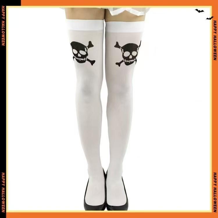 Halloween Mid-Calf Sexy Krankenschwester & Nonne Overknee-Strümpfe