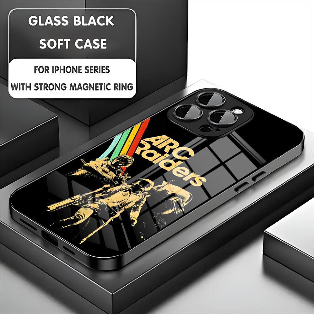HEISSES SPIEL ARC Raiders Handyhülle Für Iphone 17 16 15 14 13 11 12 Pro Max Mini Plus Magnetische Glas-Handyhülle