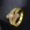 Nydelige Luksusringer for Kvinner Bryllup Forlovelse Tilbehør Unik Dame Ring Mote Smykker Gaver