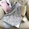 Korean Design Fashion Printed Silk Scarf 1116 Summer New Fashion Neck Scarf Headscarf with Shirt Square Scarf
