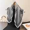 Polka Dot Printed Scarf Women's Spring and Summer Thin Imitation Silk Square Scarf Fashion Versatile Shawl Scarfs Headscarf