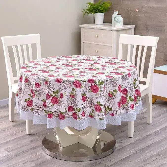 Pastoral Style Thick PVC Plastic Pad Household Waterproof Scald Oil Resistant Tablecloth Dining Table Insulation Mat