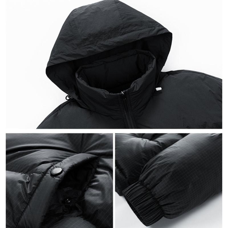 Cotton Jacket Men's Models Winter Casual Trend Thickened Cotton Jacket Hooded Splicing Bread Clothing Jacket Men Fashion Casual Jacket