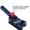 1Set Woodworking Pocket Self-centering Scriber Doweling Jig Drill Guide Locator Hole Puncher Carpentry Tool Locator Laser Cutter