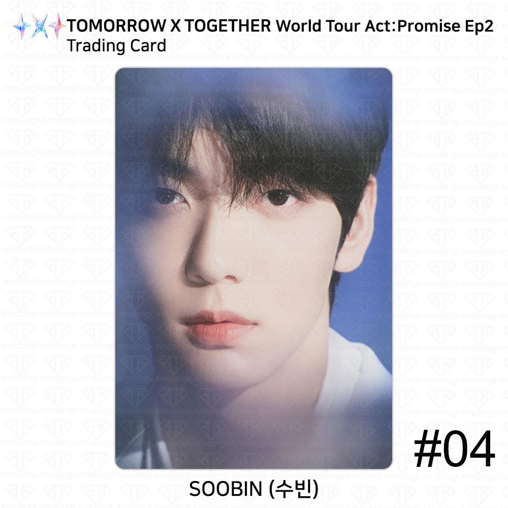 

TXT World Tour Act : Колекційна картка Promise Ep2 Фотокартка з перевагами Weverse Shop Soobin #4