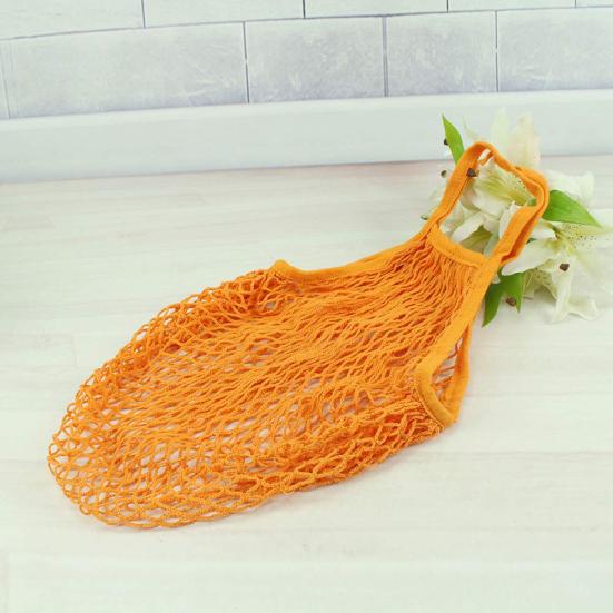 Reusable Large Capacity Food Storage Pouch Fruit Handbag?Mesh Net Shopping Bag