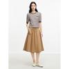 JUZUI Women's Elegant Workwear Elastic Waist Skirt