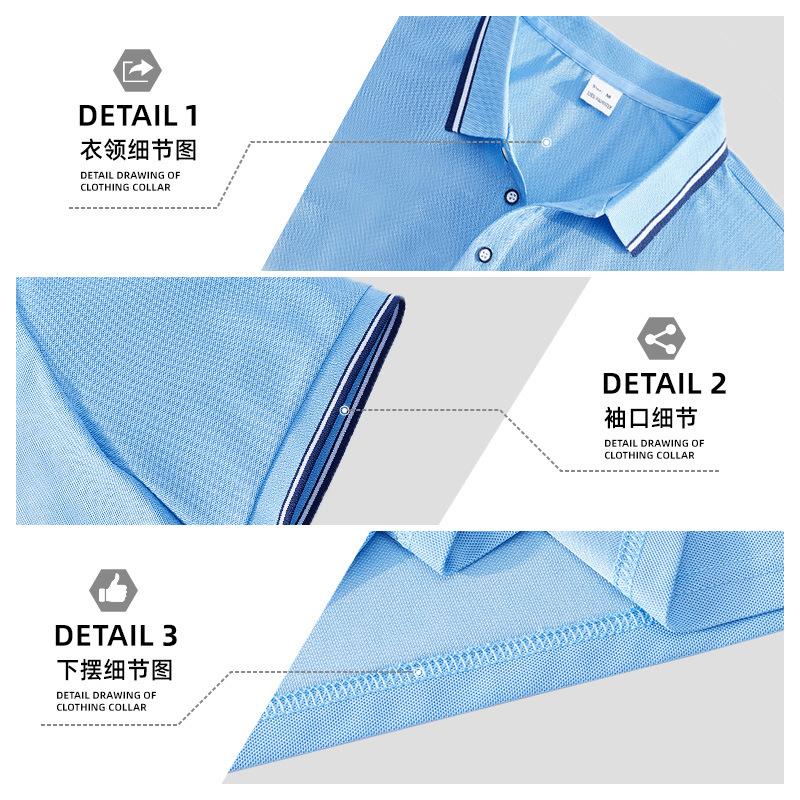 European and American short-sleeved men's polo shirt TEMU summer loose casual breathable lapel print advertising shirt T-shirt