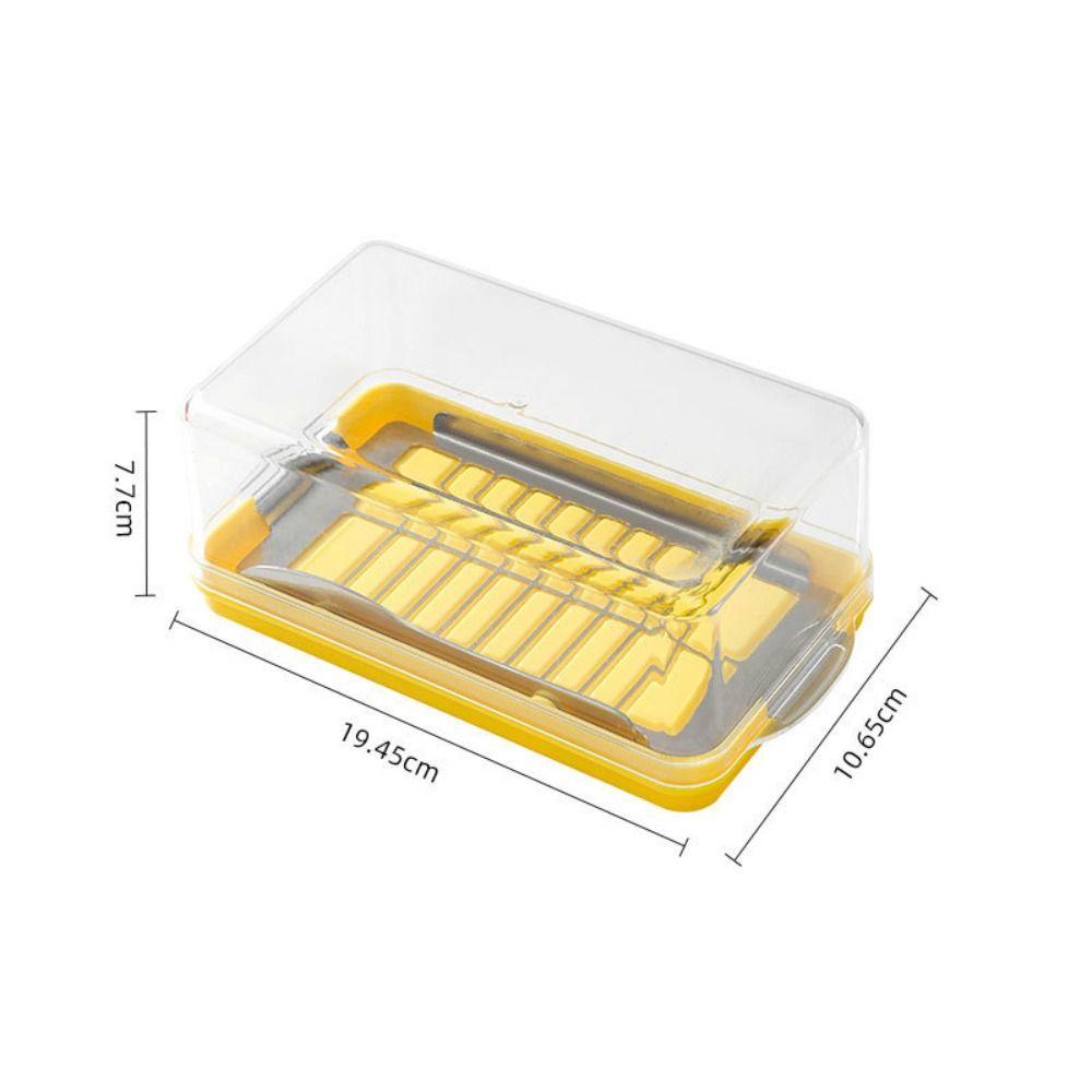 Fresh Butter Container Covered Cheese Baking Storage Convenient Butter Cutter Storage Box
