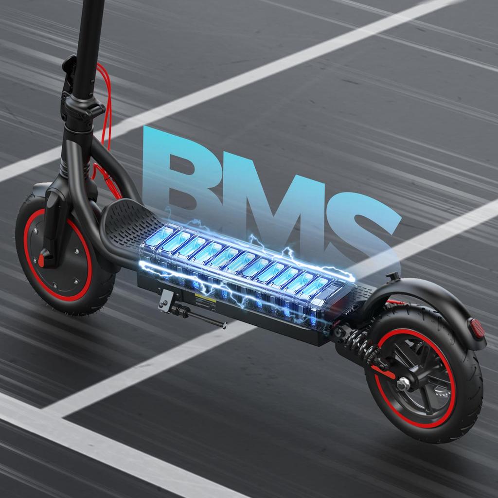 W7 Electric Scooter 650W 10.5Ah 8.5'' Pneumatic Tires Rear Disc Brake 25KM/H Max Speed 27-37KM Range Adult Electric Scooters