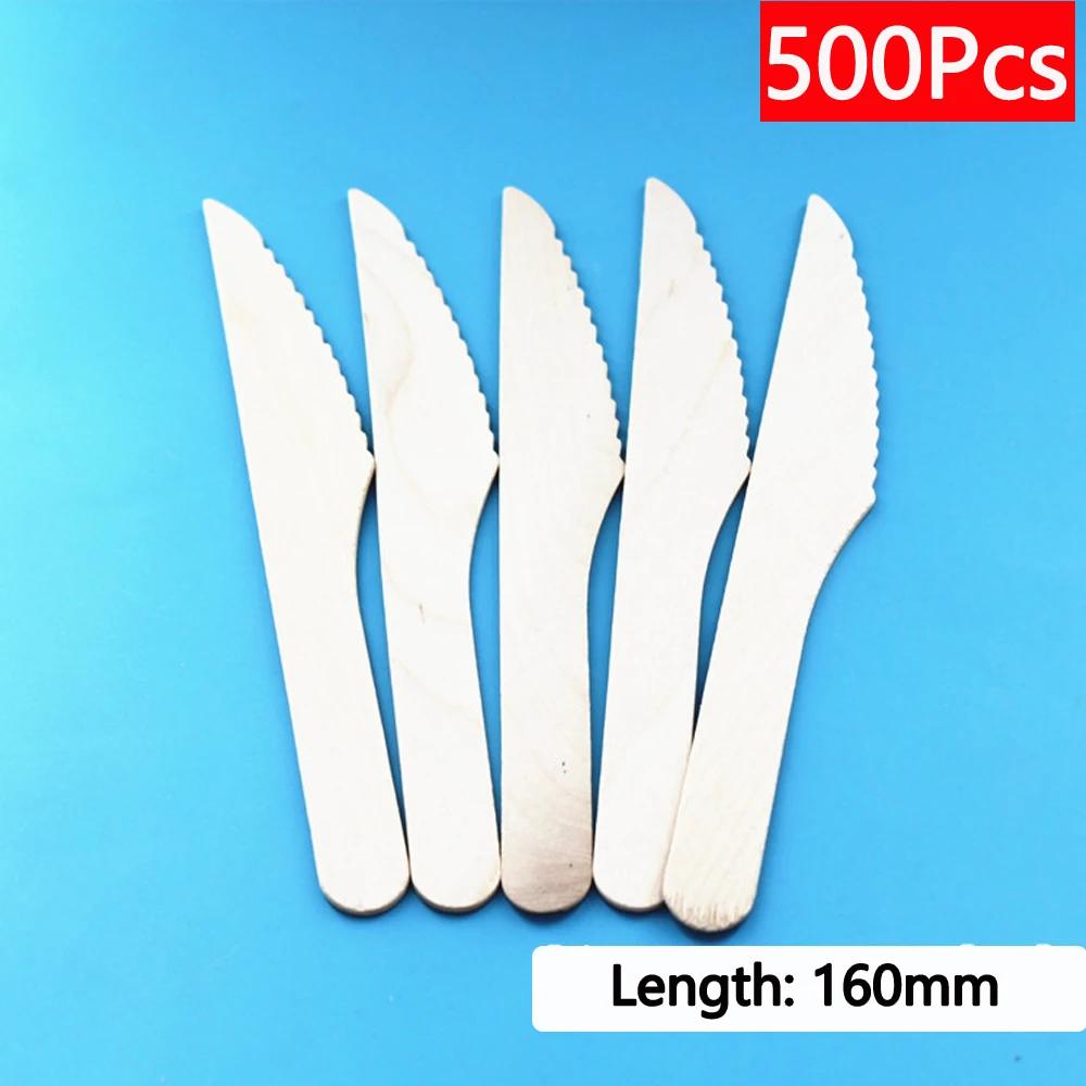 

Одноразовые деревянные ложки, вилки, ножи, столовые приборы, набор для деревенской свадьбы, дня рождения, вечеринки, столовые приборы, украшения, десерт, торт, совок