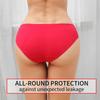 Physiological Underwear Women'S Widened, Enlarged And Leak-Proof Special Underwear For Menstrual Aunts Low Waist Solid Color Menstrual Underwear 9057