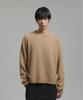 NONBLANK Mohair Wool Blend Crop Round Knit_Beige