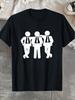 Funny Graphic Print Men TShirt Cotton Oneck Shortsleeved Tee Tops Men Unisex Casual T Shirts Oversized Tshirts Streetwear
