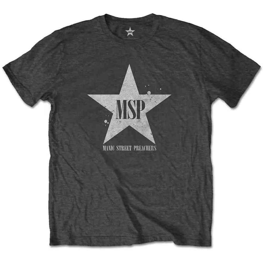 Manic Street Preachers Classic Distressed Star T Shirt S