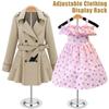 Adjustable T Shirt Display Stand Flexible Shoulder Stand Shirt Rack Portable Garment Coat Holder Multipurpose Hanging Clothing