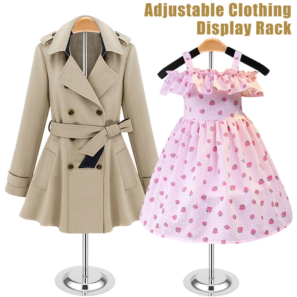 Adjustable T Shirt Display Stand Flexible Shoulder Stand Shirt Rack Portable Garment Coat Holder Multipurpose Hanging Clothing