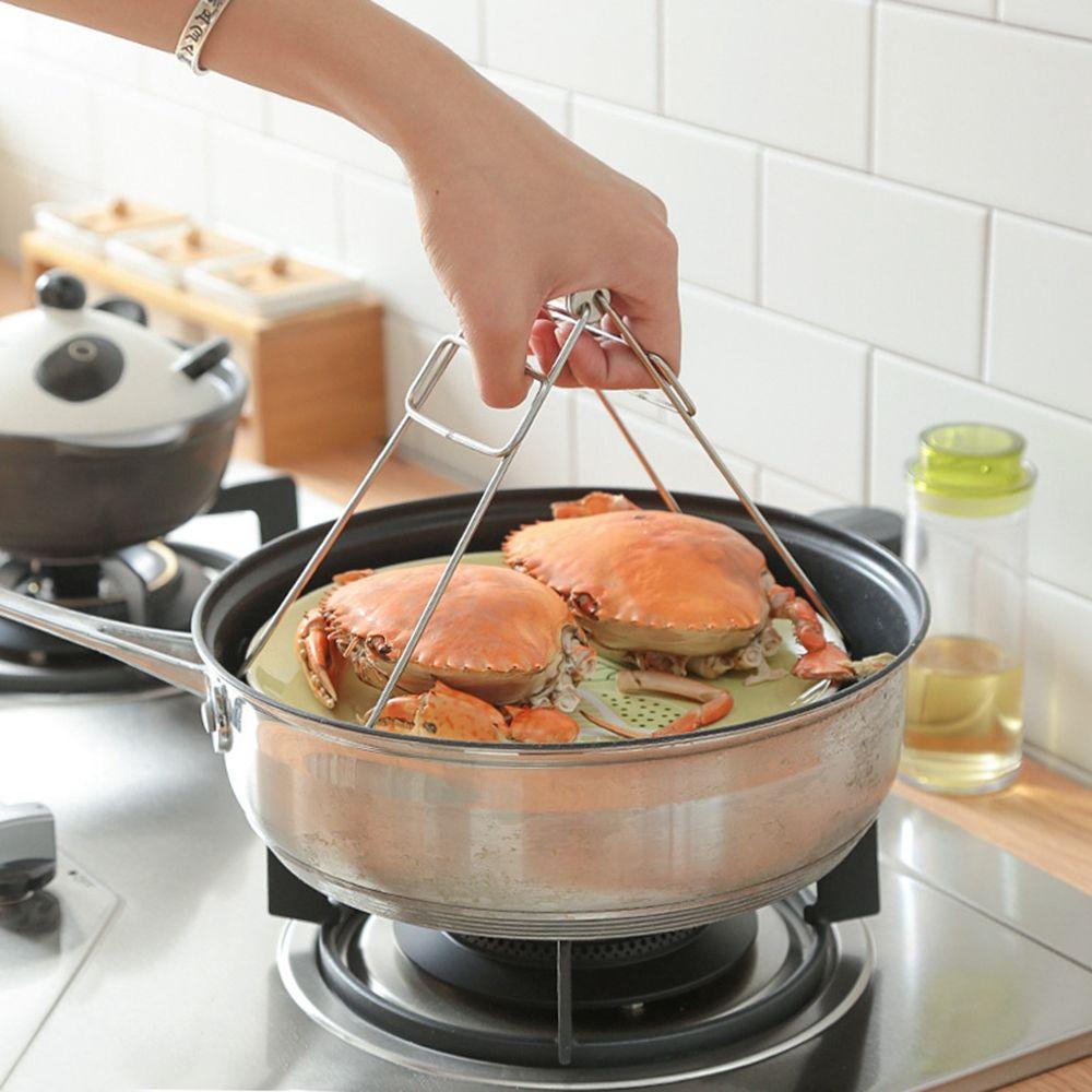 Pliers Tool Plate  Tong Dish Holder Pot Gripper Hot Bowl Clip Clamp Gripper Hot Dish Clamp