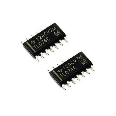 10PCS TL074C TL074 TL074CD SMD Quad Op-Amp TI IC Low Noise JFET SOP-14 SOP14 SMD 074C SOP