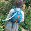 Dinosaurier Rucksack Kinder Kinder Kleinkind Tasche Cartoon Rucksack für Vorschuljungen Mädchen(blau)