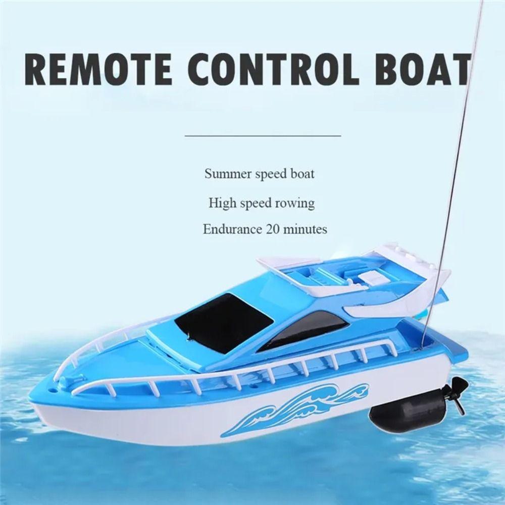 Water Play Remote Control Speedboat Waterproof RC Boat Birthday Gift Electronic Boat  Outdoor Toys