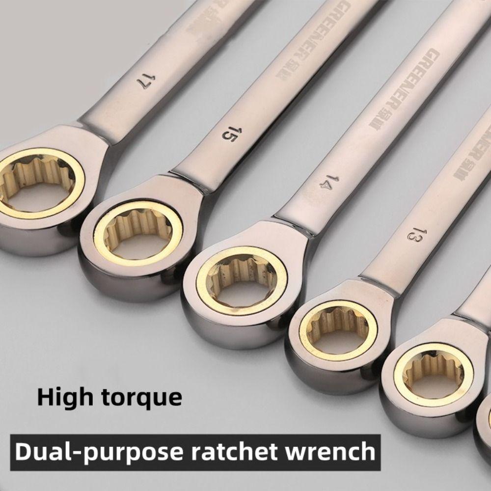 Two-way Ratchet Spanner Quick Release Adjustable Torque Spanner Mechanical Tool