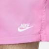Nike Solid Color Elastic Sports Running Casual Shorts Men Shorts Pink FN3308-675