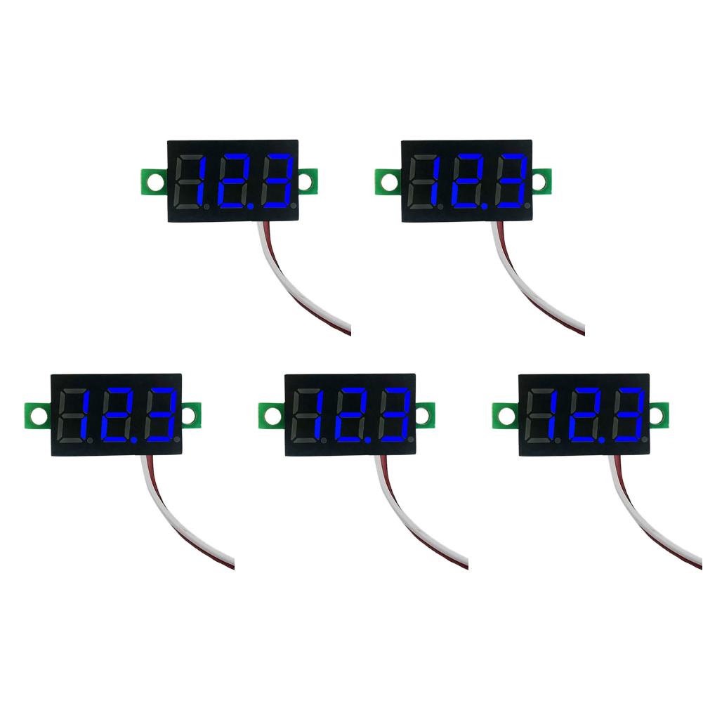 

2 Drähte Gleichspannungsanzeige DC 2,5 V-40 V 0,28 Zoll LED-Bildschirmmessgerät