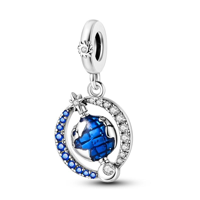 Colorful Zirconium Charm Bead Charms Bead Copper Dragon Butterfly Dangle Accessories Bracelets Necklaces Do It Yourself Jewellery Marking