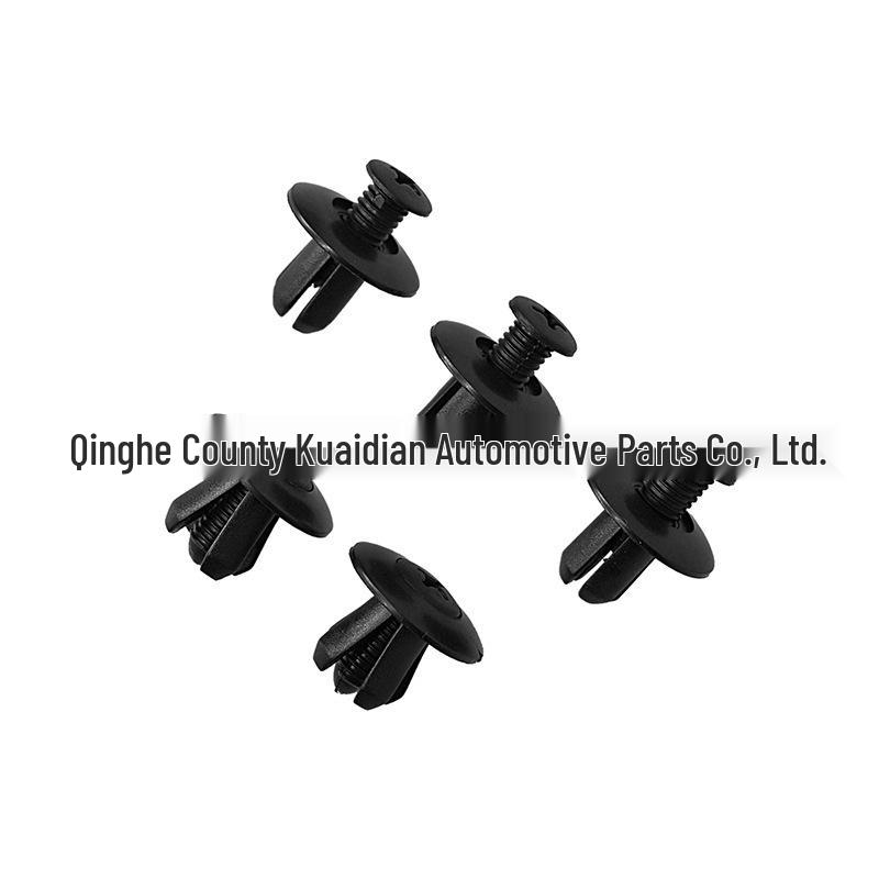 8MM Car Mudguard Fender Liner Clip: Quick-Release Plastic Rivet