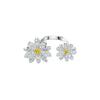 Bague Ouverte Fleur Éternelle Bague Femme Argent 5512656