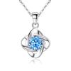 Lucky Four-Leaf Clover Ocean Heart Jewelry Set - Necklace, Bracelet & Earrings - Japanese Korean Style