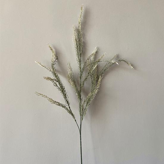 1Pc Artificial Long Branch Three-Pronged Staghorn Grass Centerpiece Home Decor