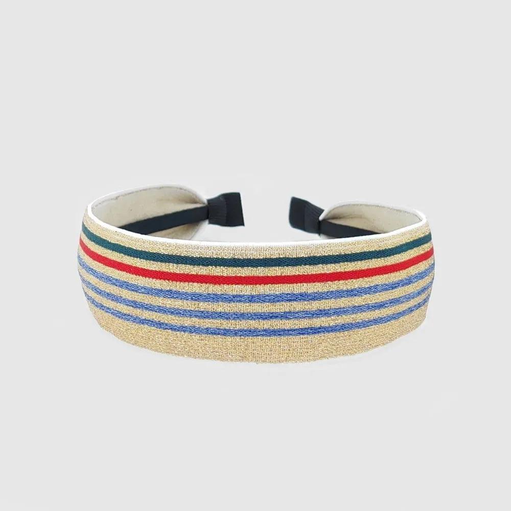 Lara Twinkle Stripe Hairband P Gold LALAH080 3305903