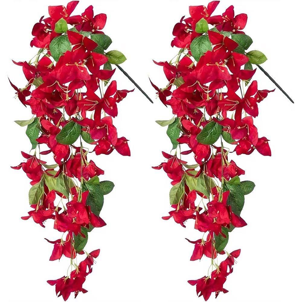 DIY Bougainvillea Artificial Flower Accessories Plants Wreath  Party Supplies