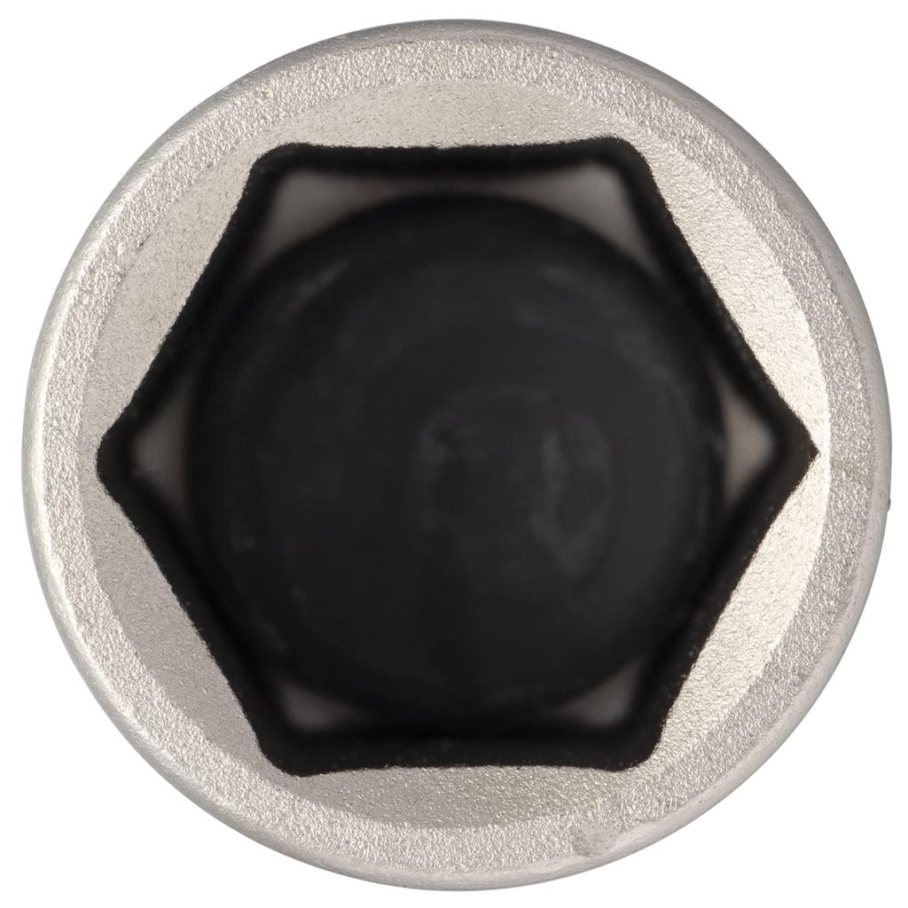 TONE Thin Long Wheel Nut Socket for Impact 17mm Width Drivers, 4A-17LN, 12.7mm (1/2") Drive, Blue,