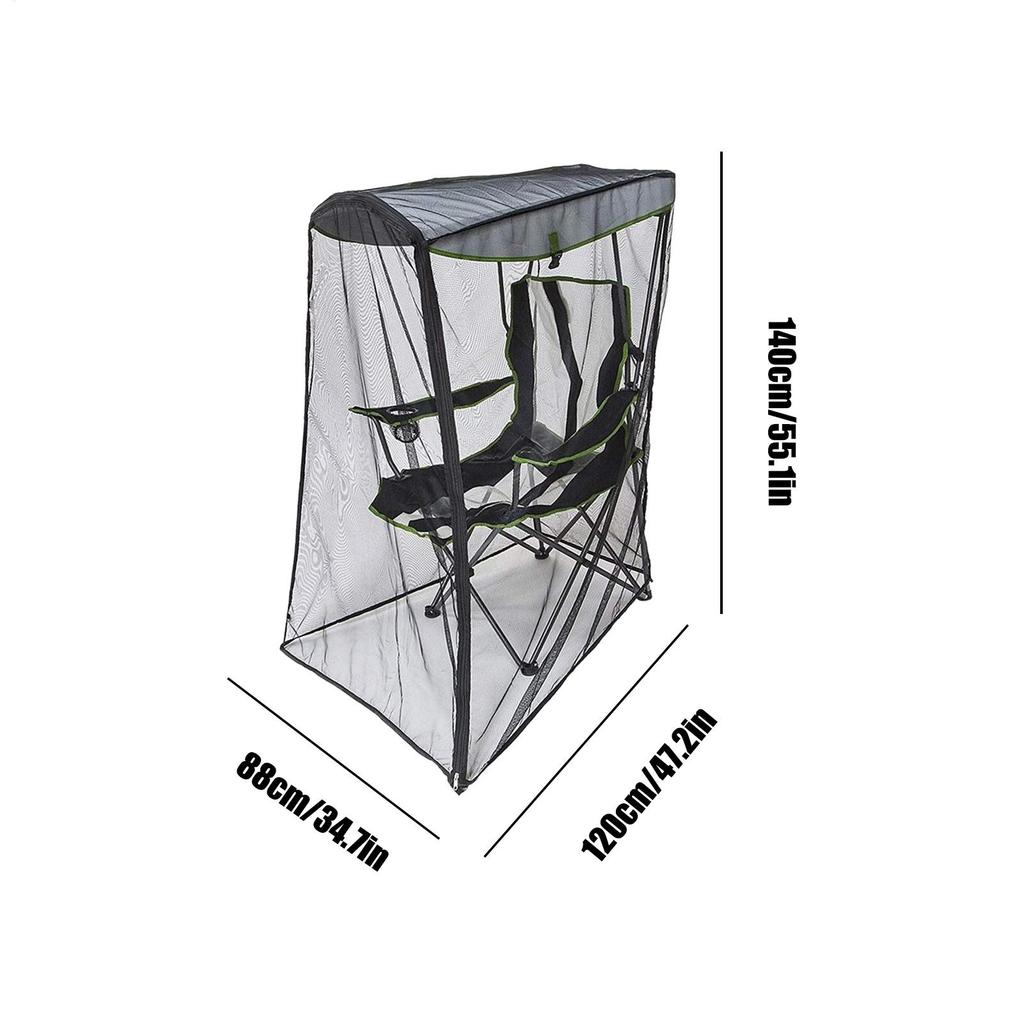 Waterproof Roof Fly Net Fly Net Protective Waterproof Compact Sun Shade swing garden mosquito net canopy chair insect screen