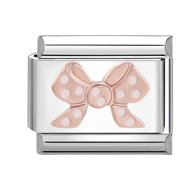 Fashion Flowers Devil Eyes Heart Butterfly Cherry Italian Charm Links Stainless Steel Fit 9mm Bracelet Zircon DIY Making Gifts