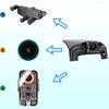 For Kia Sportage QL 2016 2017 2018 2019 Car Phone Holder Wireless Charger Holder Phone Auto-Clamping Strong Magnetic Holder Base
