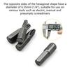 652F 12Pieces Screwdriver Bit Including 55mm Extension Rod Universally 1/4Inch Hexagonal Shank For Electric Tool