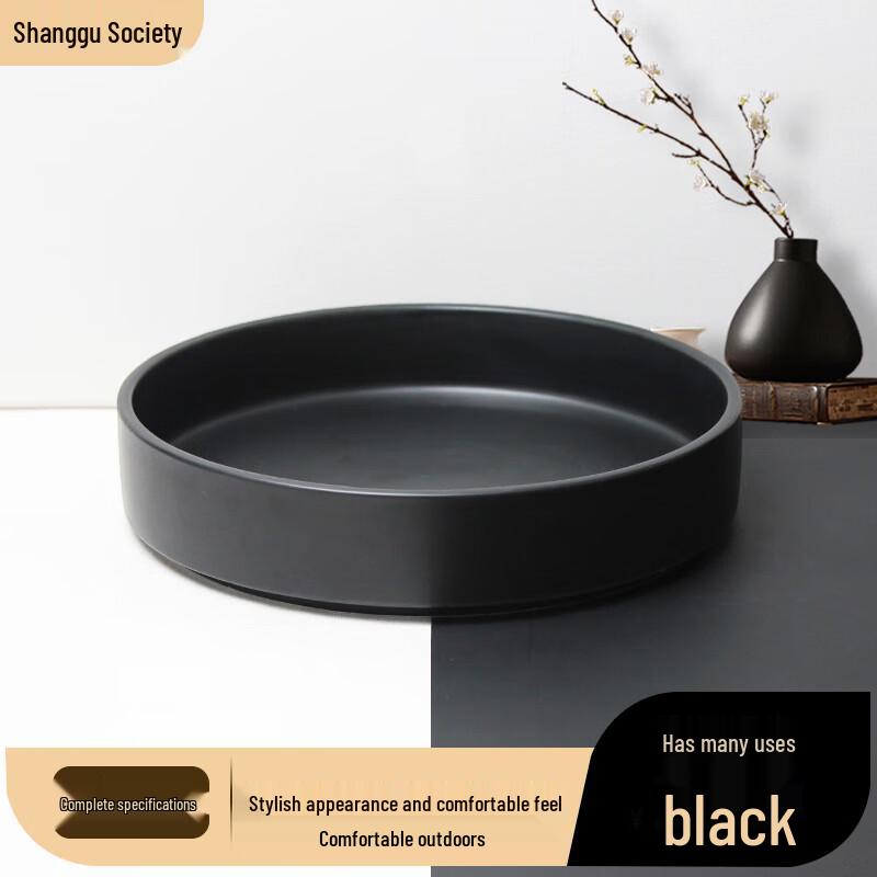 Шан Гу Хуэй Матовая керамическая нордическая глубокая сервировочная тарелка