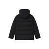 Fila Business Casual Solid Color Long Sleeve Simple Hooded Down Jacket Men Outerwear Black F11M247909F-BK