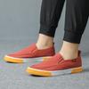 Fashion New Men's Spring Canvas Leisure Shoes Anti-slip Work Lightweight Breathable Slip On Korean Wear-Resisting Shoes SS23109