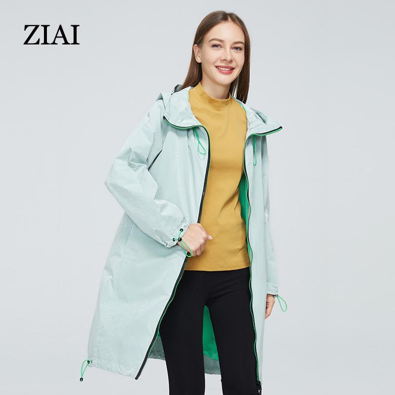 Jacke ZIAI Casual Dicke Frühling frauen graben mantel Frauen weibliche windjacke spezielle stoff mode outwear ZS-8720