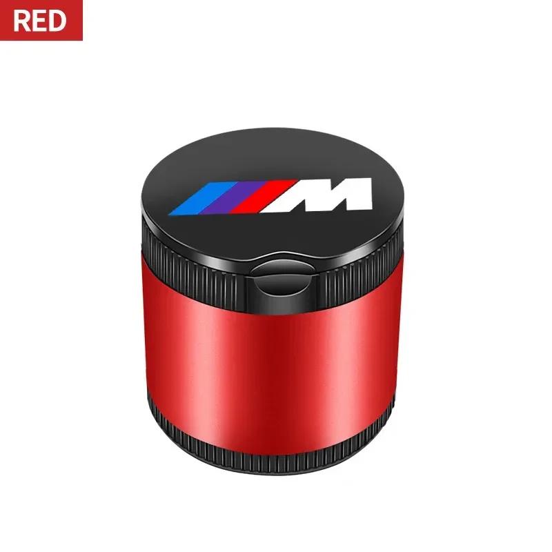 XWFVI1 Car Portable Ashtray LED Light Alloy Ash Tray Aluminum Cup For BMW 1 3 5 Series X1 X4 X5 X7 G20 G38 F20 F39 F48 E46 E60 E36 E39