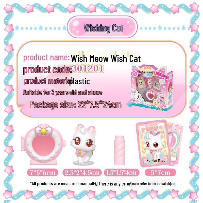 Beautiful Kitten Plush Toy Princess - Wish Meow Meow Birthday Gift for Girls