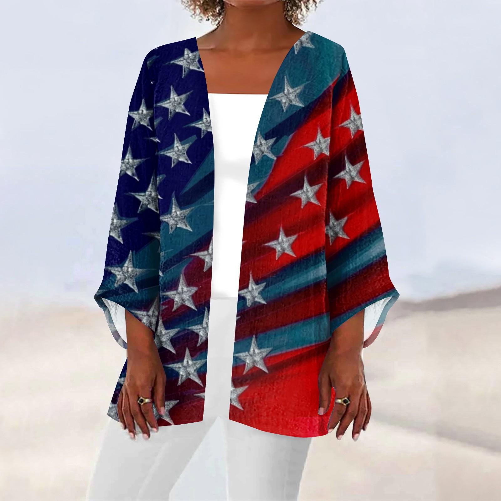 Женская повседневная модная легкая куртка средней длины с принтом — фото 7