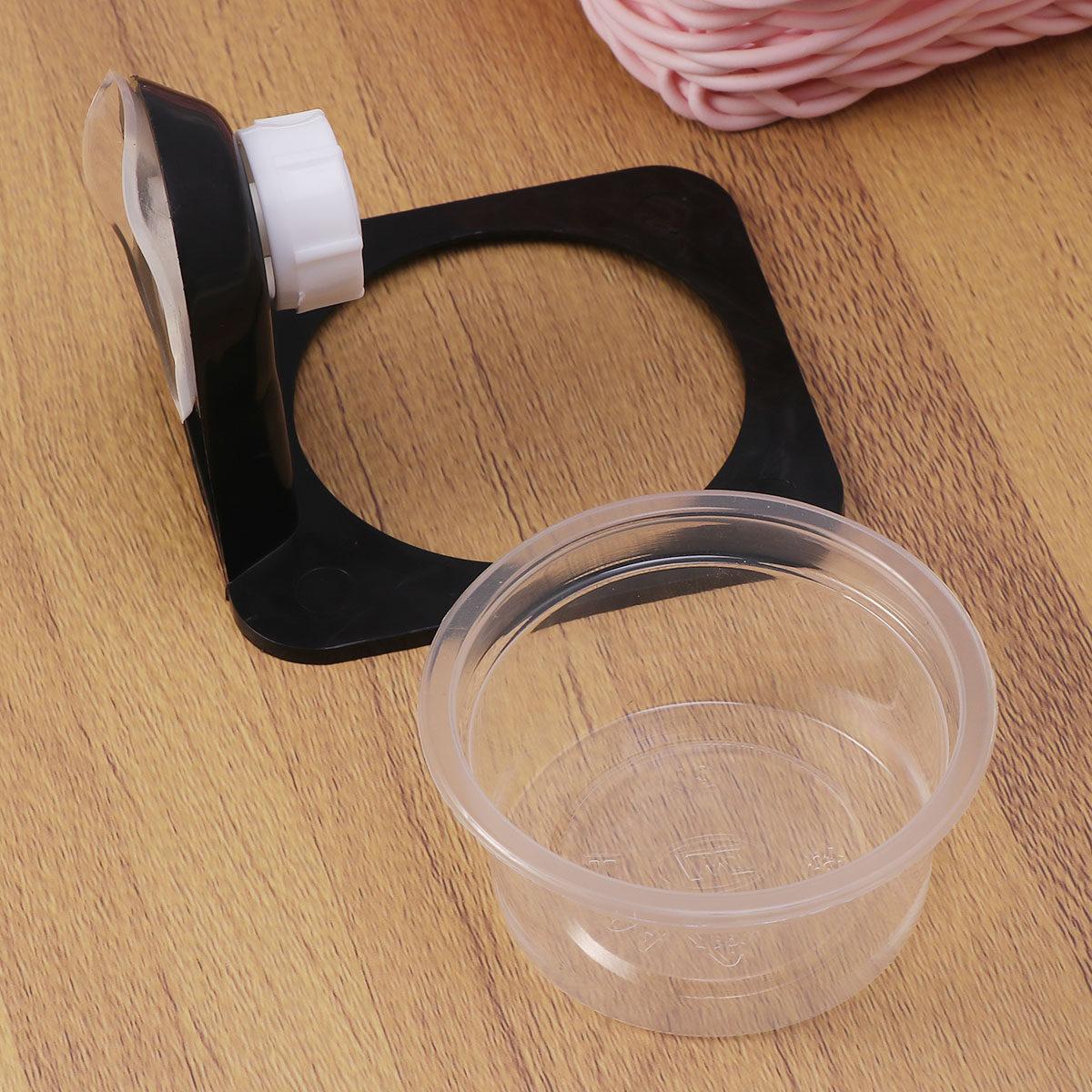 4Pcs Reptile Food Bowl Water Dish for Reptiles Beetles Spiders Green Iguanas Lizards Geckos Solid Stable Wall Mount Space Saving Size 5