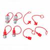 2 Set Hydraulic Quick Connect Coupler Poppet Valve with Dust Caps 1 4in NPT ISO5675 Thread