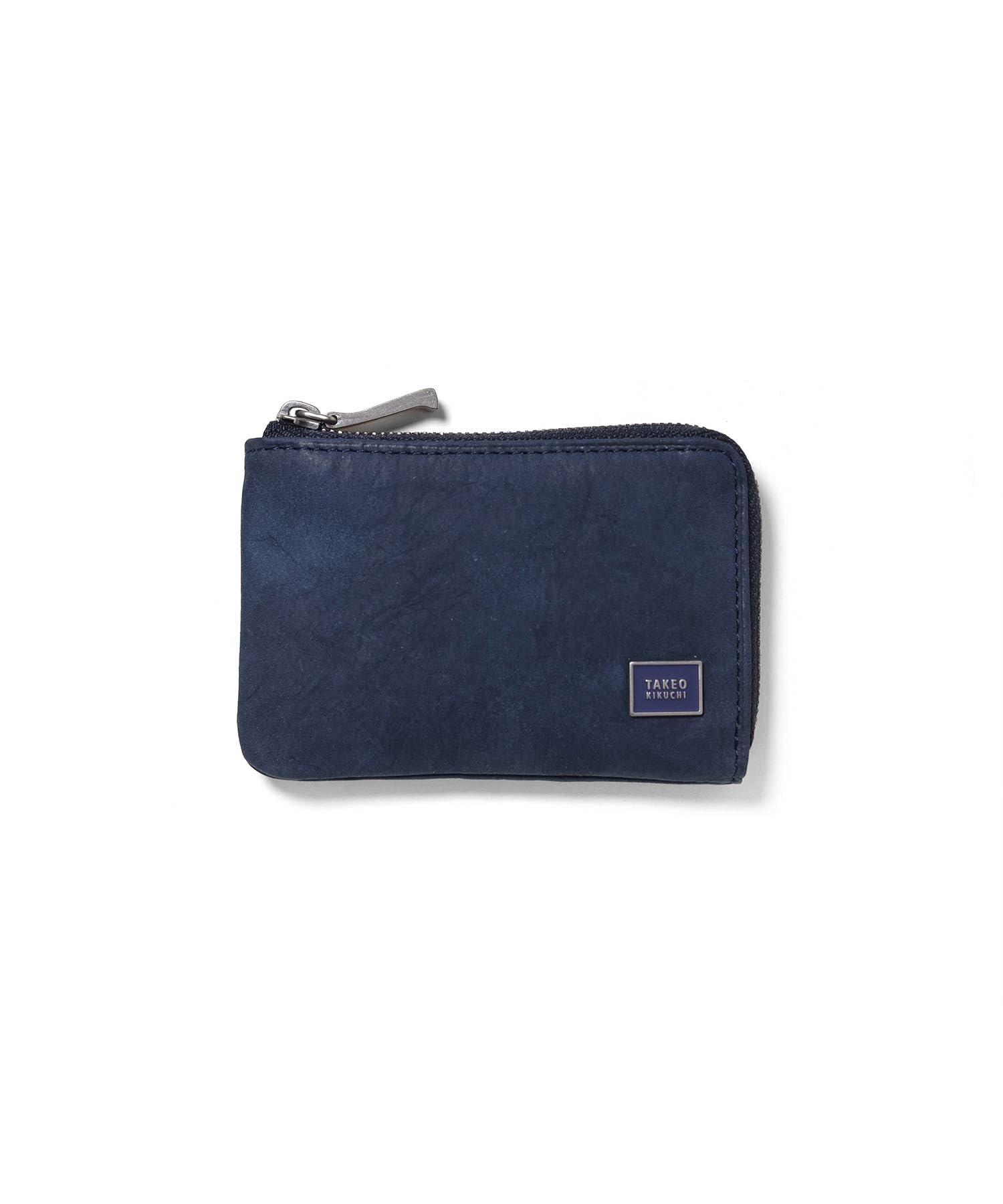 

Talon zipper coin purse with key chain Cowhide Con [Takeokikuchi] L-shaped No.741601